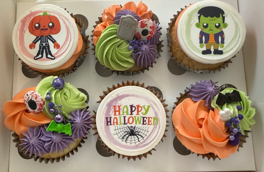 Halloween theme cupcakes