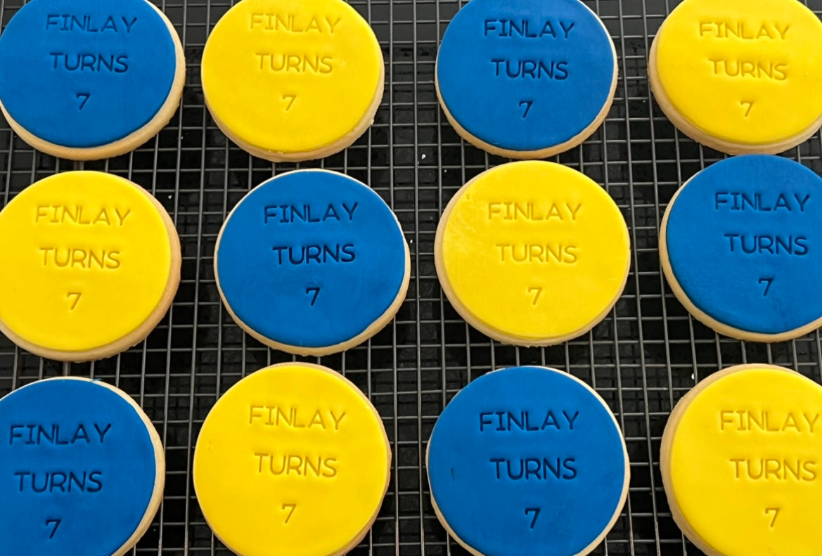 Personalised sugar cookies