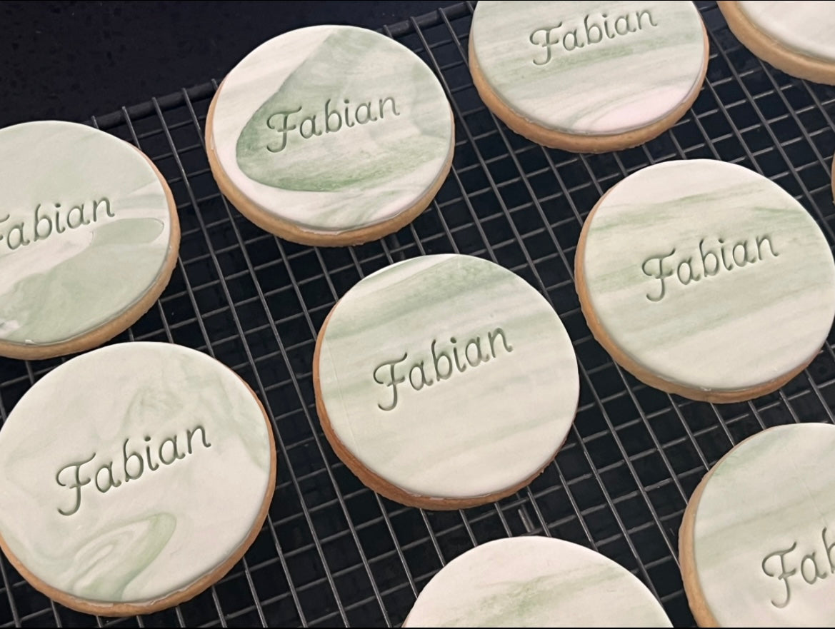 Personalised sugar cookies